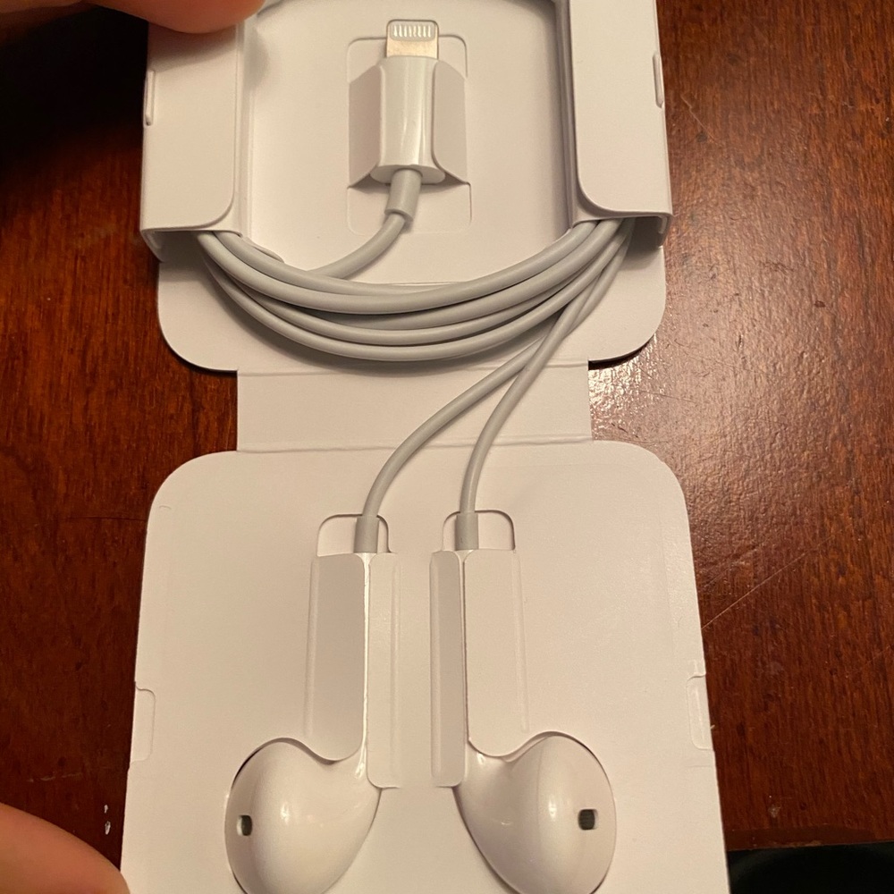 Apple wired EarPods.